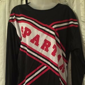 Spartan Spirit Cheerleader Costume Top only
